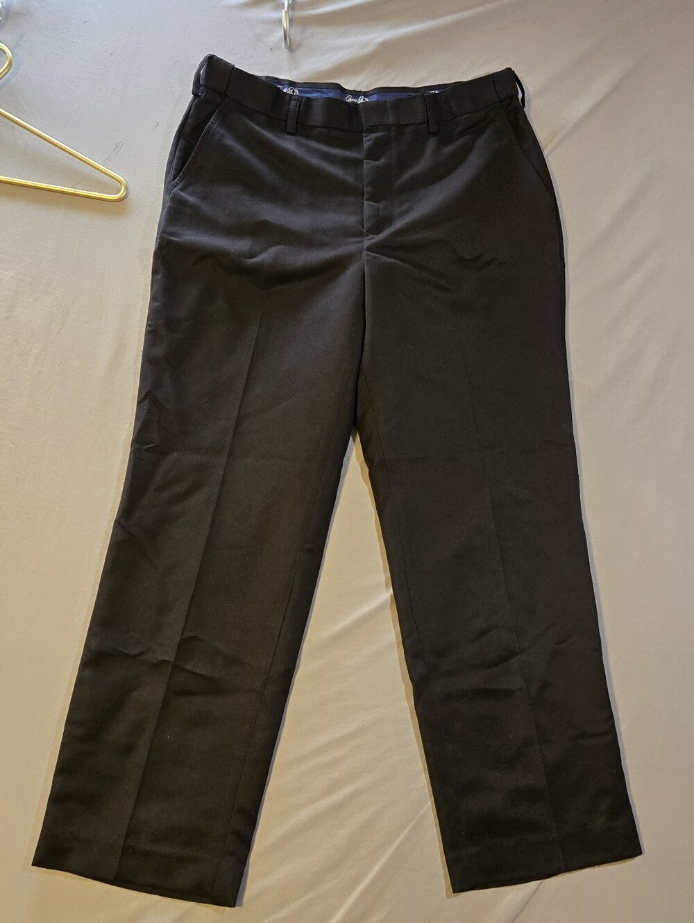 Arnold Palmer Men's Black Dress Pants - Classic Straight Fit